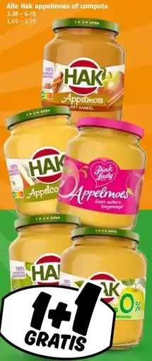 Poiesz Alle Hak appelmoes of compote aanbieding