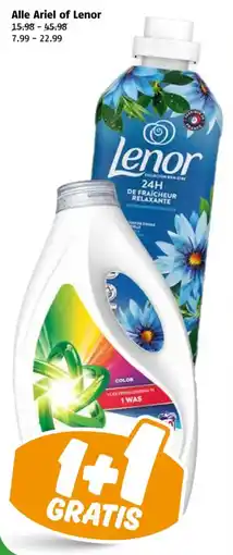 Poiesz Alle Ariel of Lenor aanbieding