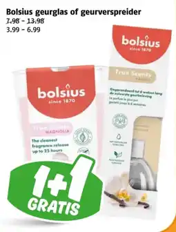 Poiesz Bolsius geurglas of geurverspreider aanbieding