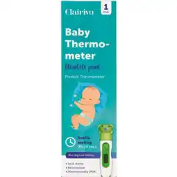 Etos Clairivo Thermometer Baby Flexibele Tip 1 St aanbieding