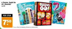 Poiesz 5 Torens, Sushi Go of 7 Rounds aanbieding