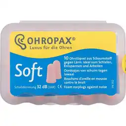 Etos Ohropax Soft Schuim Oordopjes 10st aanbieding