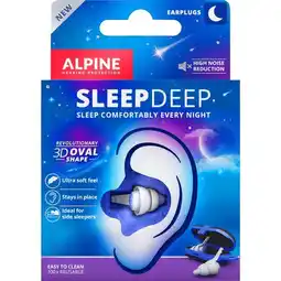 Etos Alpine SleepDeep Slaap Oordoppen 1 paar aanbieding