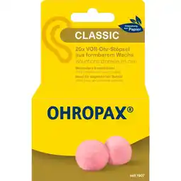 Etos Ohropax Wasbolletjes Tegen Lawaai aanbieding