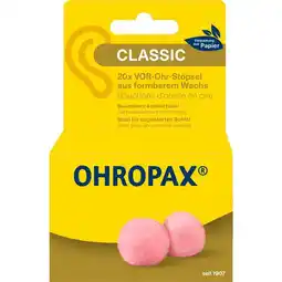 Etos Ohropax Wasbolletjes Tegen Lawaai aanbieding