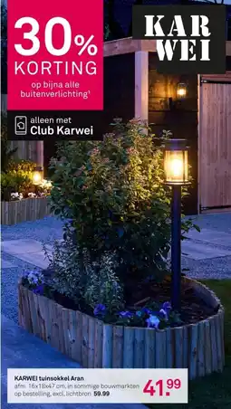 Karwei KARWEI tuinsokkel Aran aanbieding