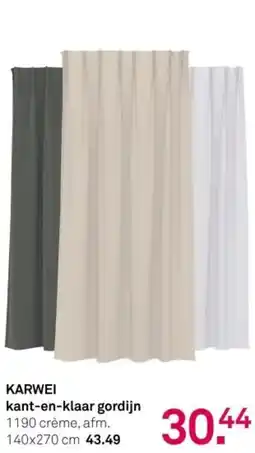 Karwei Karwei kant-en-klaar gordijn aanbieding