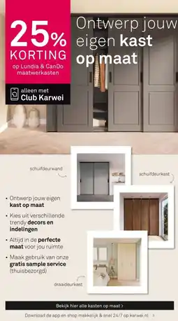 Karwei Op Lundia & Can Do maatwerkasten aanbieding