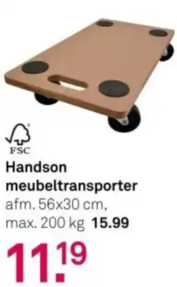 Karwei Handson meubeltransporter aanbieding
