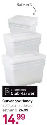 Karwei Curver box Handy aanbieding