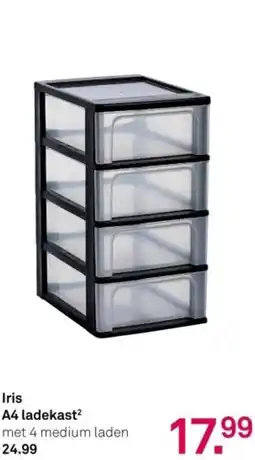Karwei Iris A4 ladekast aanbieding