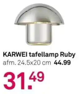 Karwei KARWEI tafellamp Ruby aanbieding