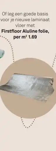 Karwei Firstfloor Aluline folie aanbieding