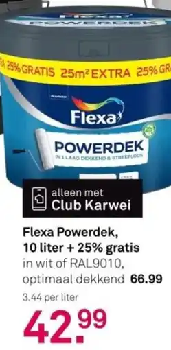 Karwei Flexa Powerdek aanbieding