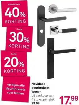 Karwei Novidade deurkrukset Wenen aanbieding