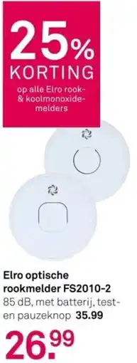 Karwei Elro optische rookmelder FS2010-2 aanbieding