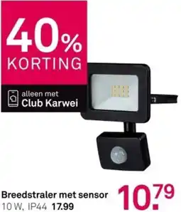 Karwei Breedstraler met sensor aanbieding