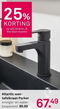 Karwei Atlantic wastafelkraan Parker aanbieding