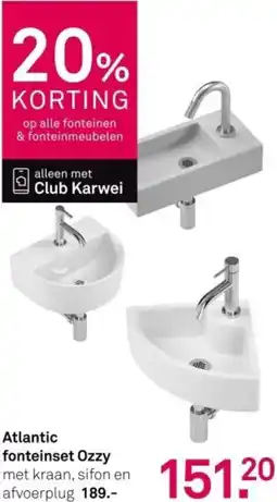Karwei Atlantic fonteinset Ozzy aanbieding