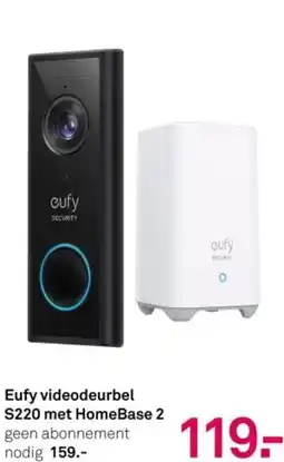 Karwei Eufy videodeurbel S220 met HomeBase 2 aanbieding