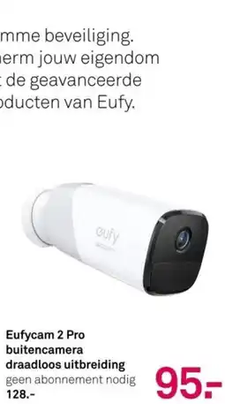 Karwei Eufycam 2 Pro buitencamera draadloos uitbreiding aanbieding