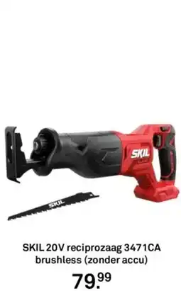 Karwei SKIL 20V reciprozaag 3471CA brushless aanbieding