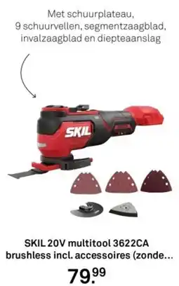 Karwei SKIL 20V multitool 3622CA brushless incl. accessoires aanbieding