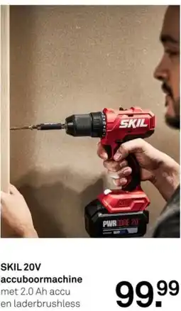 Karwei SKIL 20V accuboormachine aanbieding