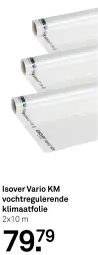 Karwei Isover Vario KM vochtregulerende klimaatfolie aanbieding