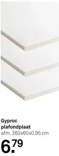 Karwei Gyproc plafondplaat aanbieding