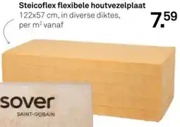 Karwei Steicoflex flexibele houtvezelplaat aanbieding