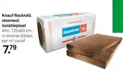 Karwei Knauf Rock4All steenwol isolatieplaat aanbieding