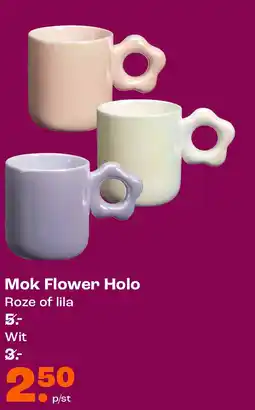 Kwantum Mok Flower Holo aanbieding