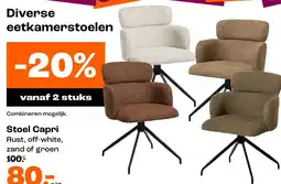 Kwantum Stoel Capri aanbieding