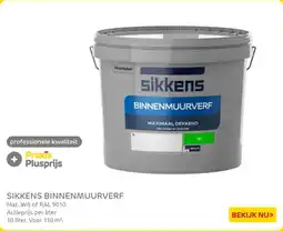 Praxis Sikkens binnenmuurverf aanbieding