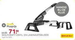 Praxis Wolfcraft Vinyl en Laminaatsnijder aanbieding