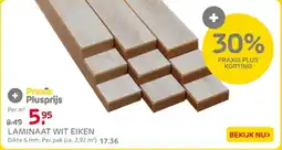 Praxis Laminaat wit eiken aanbieding