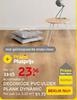 Praxis Decomode PVC vloer plank dynamic aanbieding