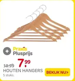 Praxis Houten Hangers aanbieding