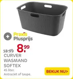Praxis Curver wasmand softex aanbieding