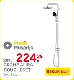Praxis Grohe alira doucheset aanbieding