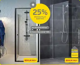 Praxis Douchecabines aanbieding