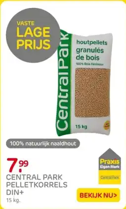 Praxis Central Park Pelletkorrels Din+ aanbieding