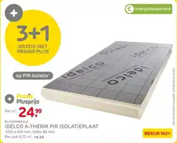 Praxis Idelco A Therm Pir Isolatieplaat aanbieding