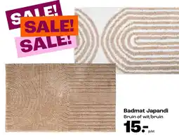 Kwantum Badmat Japandi aanbieding