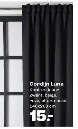 Kwantum Gordijn Luna aanbieding