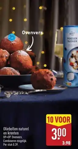 ALDI Oliebollen naturel en krenten aanbieding