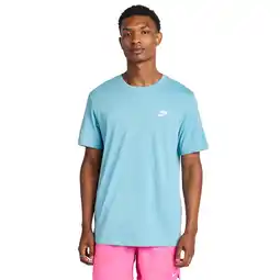 Foot Locker Nike Club T-shirts Heren - Blauw - Maat M aanbieding