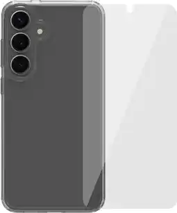 Coolblue BlueBuilt Protective Back Cover Samsung Galaxy S25 Plus Transparant + Screenprotector Glas aanbieding