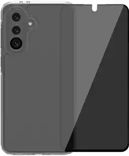 Coolblue BlueBuilt Protective Cover Samsung Galaxy A36 Transparant + Privacy Screenprotector Glas aanbieding